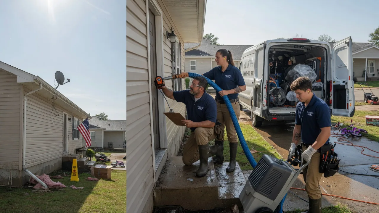 Ceiling Water Damage Restoration in Driscoll, ND near me